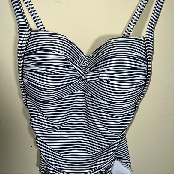 NipTuck Swim Striped Swimsuit - Picture 4 of 7